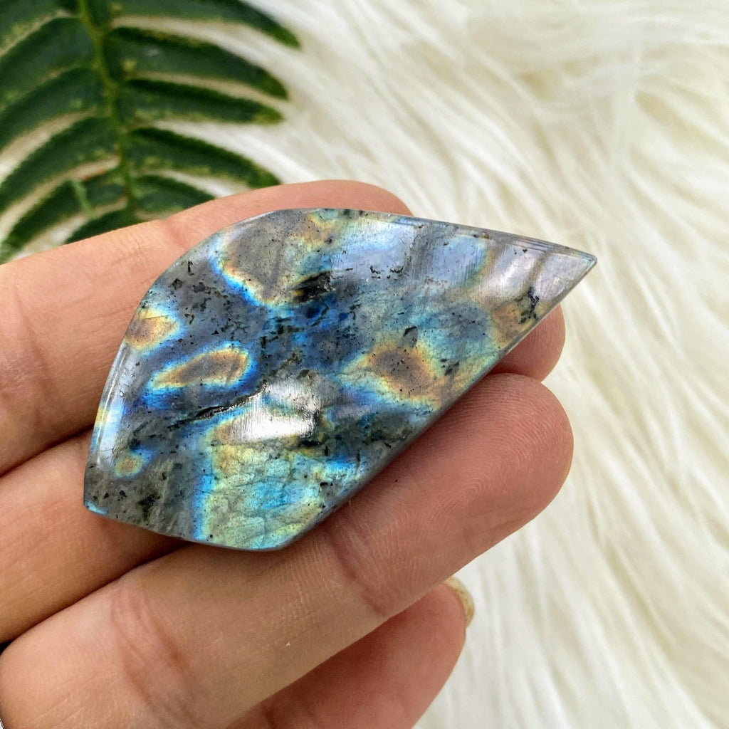 Flashy Labradorite Cabochon Ideal for Crafting #3 - Earth Family Crystals