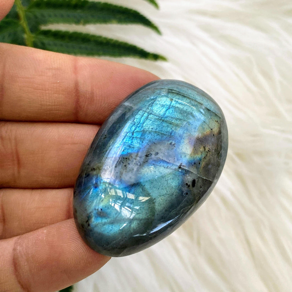 Flashy Labradorite Cabochon Ideal for Crafting #6 - Earth Family Crystals