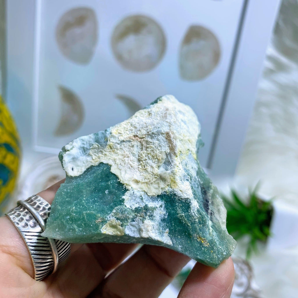 Unique & Rare Natural Chrome Chalcedony ( Mtorolite ) Specimen ~Locality: Zambia #1 - Earth Family Crystals