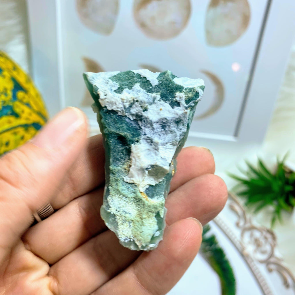 Unique & Rare Natural Chrome Chalcedony ( Mtorolite ) Specimen ~Locality: Zambia #4 - Earth Family Crystals