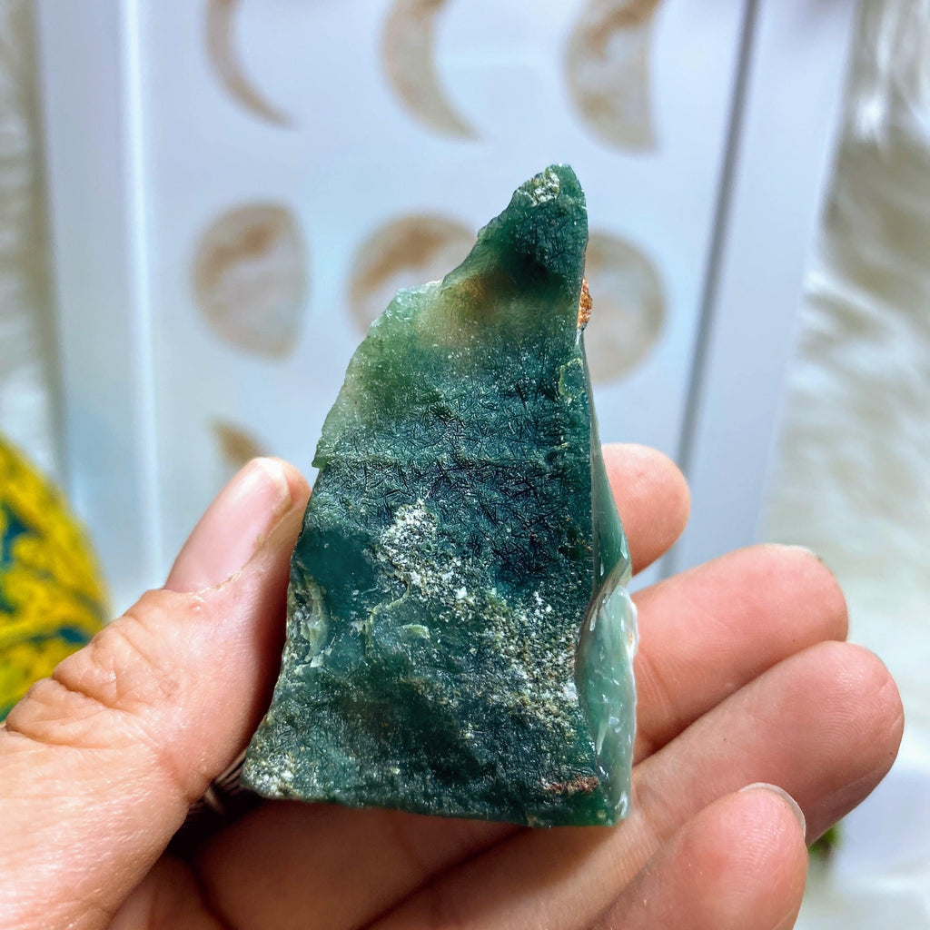 Unique & Rare Natural Chrome Chalcedony ( Mtorolite ) Specimen ~Locality: Zambia #6 - Earth Family Crystals