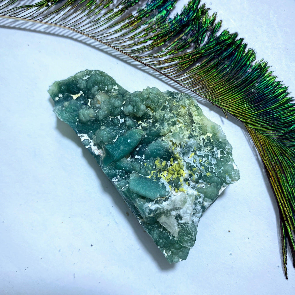 Unique & Rare Natural Chrome Chalcedony ( Mtorolite ) Specimen ~Locality: Zambia #7 - Earth Family Crystals
