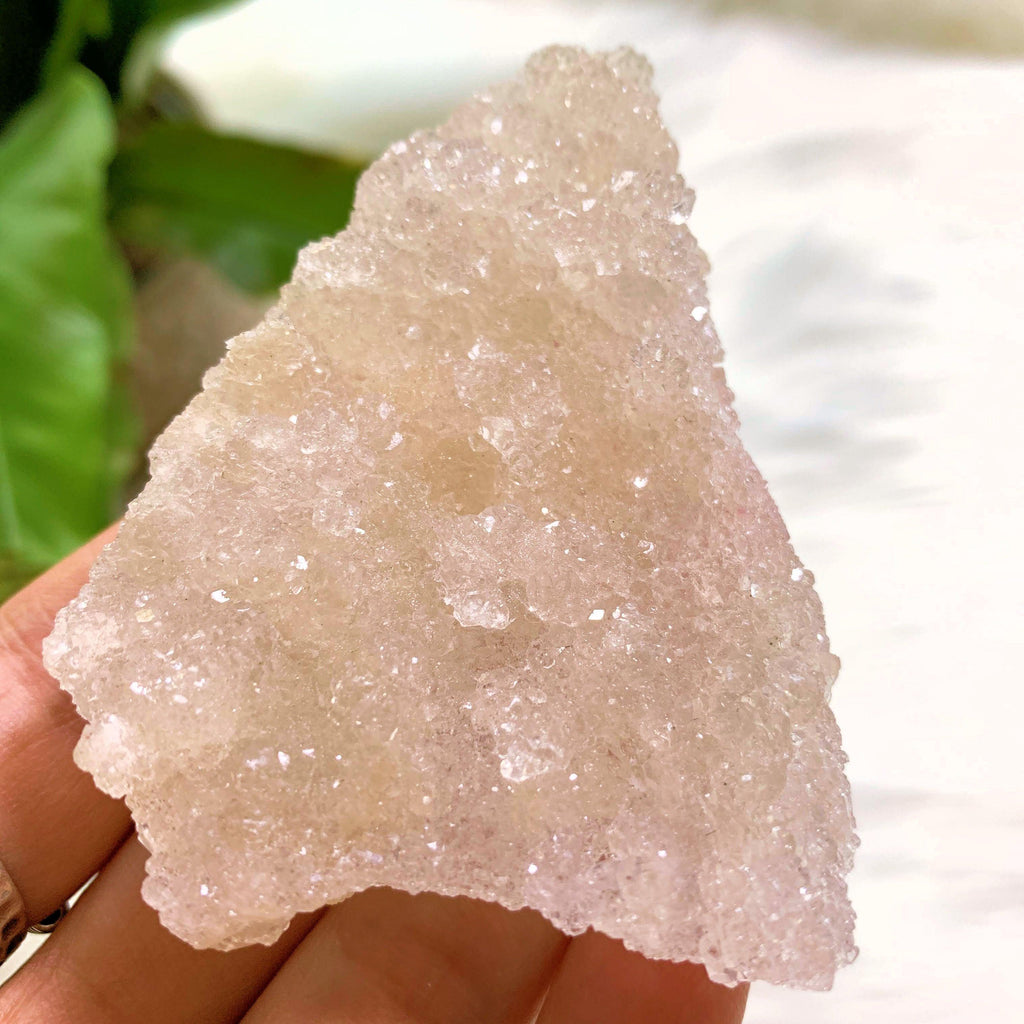 NEW FIND! Druzy Apophyllite Baby Points With Stilbite Underside From India #2 - Earth Family Crystals
