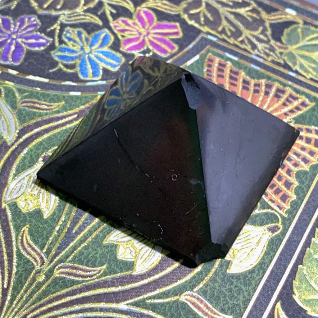 Shungite Small Pyramid From Russia *REDUCED - Earth Family Crystals