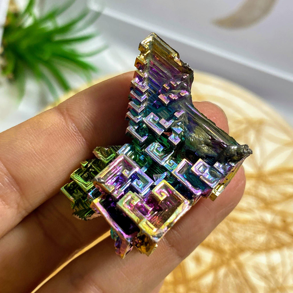 Galactic Rainbow Bismuth Large Specimen~Locality Germany - Earth Family Crystals