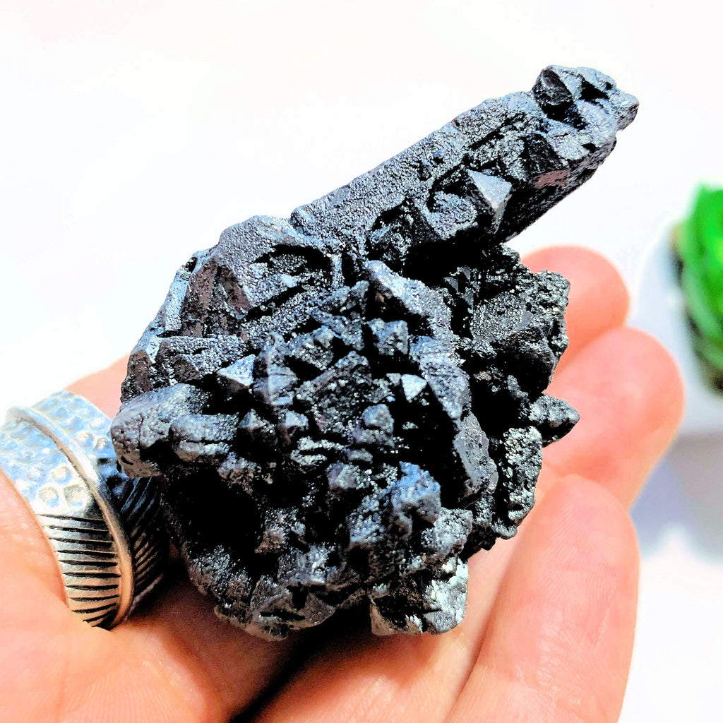 RESERVED~Rare Pseudomorph Formation! Intricate Magnetite Specimen (Formed After Hematite) From Patagonia, Argentina - Earth Family Crystals