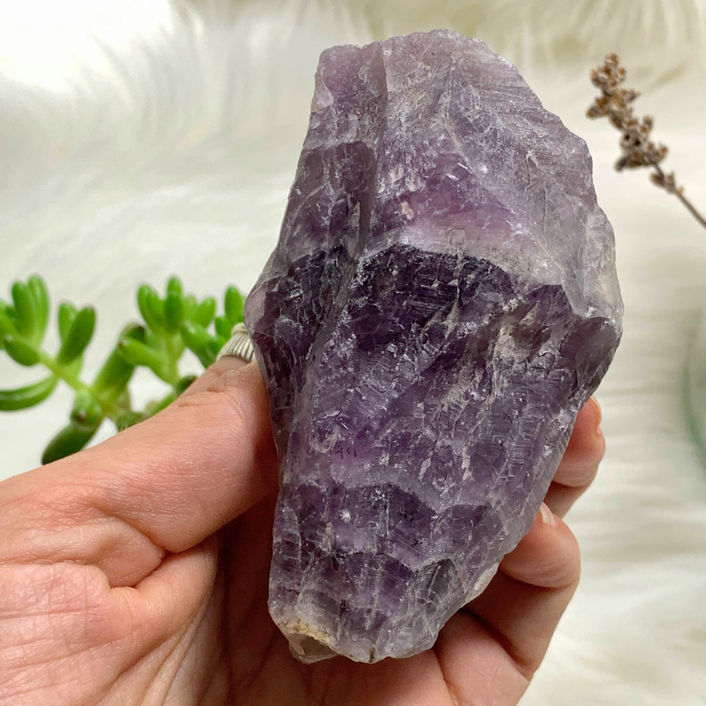 Auralite-23 Deep Purple Genuine Point From Ontario, Canada #2 - Earth Family Crystals