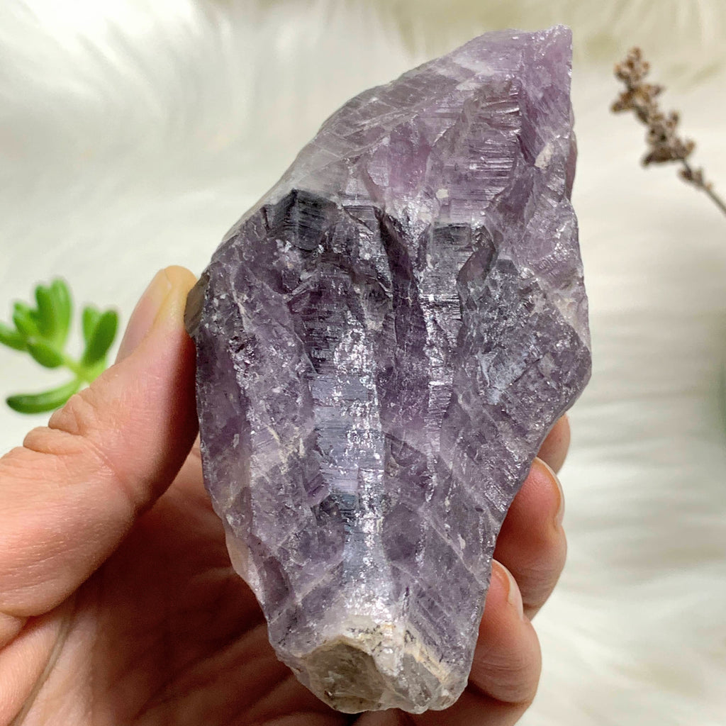 Auralite-23 Deep Purple Genuine Point From Ontario, Canada #2 - Earth Family Crystals