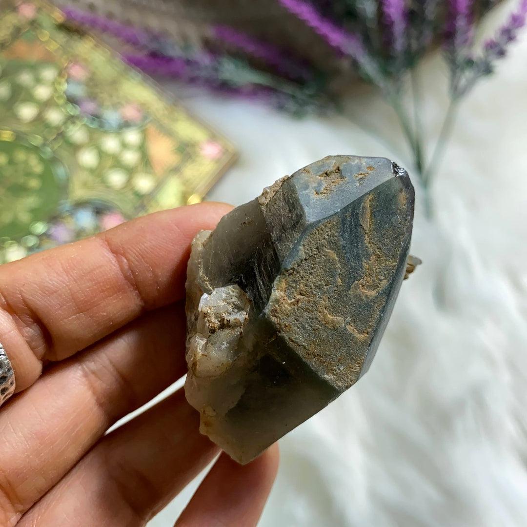 Phantom Inclusions! Hand collected Canadian Smoky Quartz Cluster From BC, Canada - Earth Family Crystals