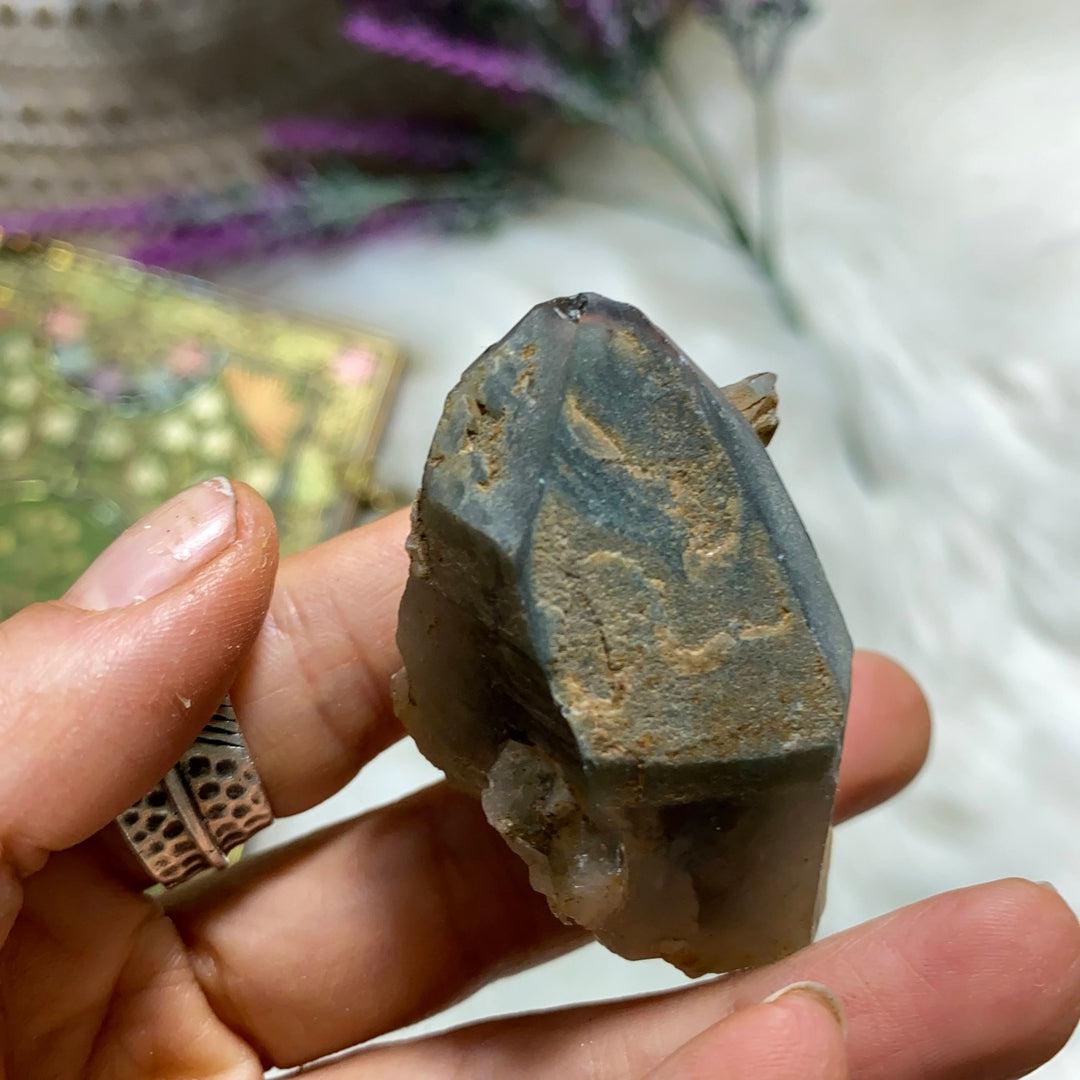 Phantom Inclusions! Hand collected Canadian Smoky Quartz Cluster From BC, Canada - Earth Family Crystals