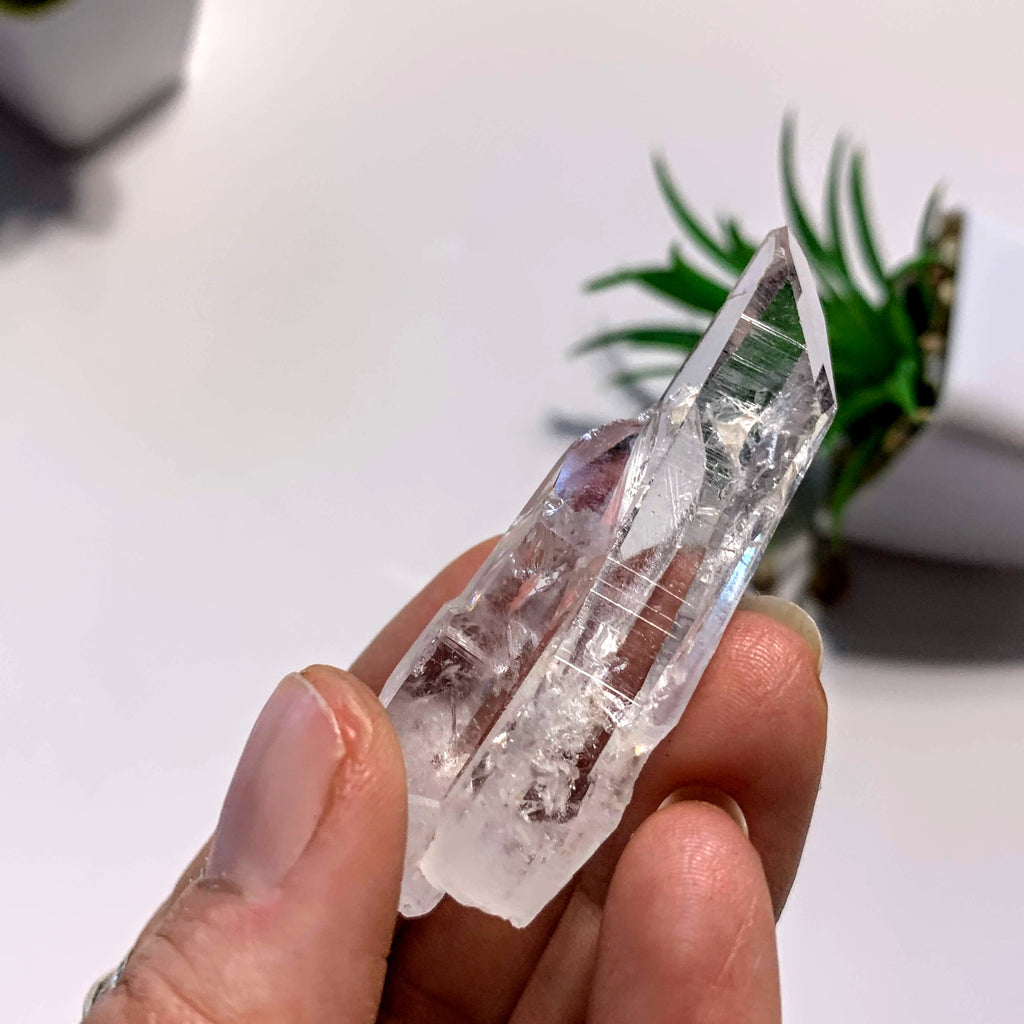 Natural Intertwined Inner Child Clear Quartz Point~Locality Arkansas, USA - Earth Family Crystals