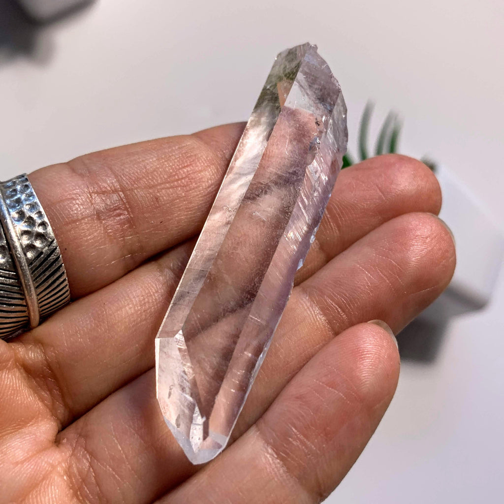 Double Terminated Brilliant Natural Clear Quartz Point ~Locality Arkansas, USA - Earth Family Crystals