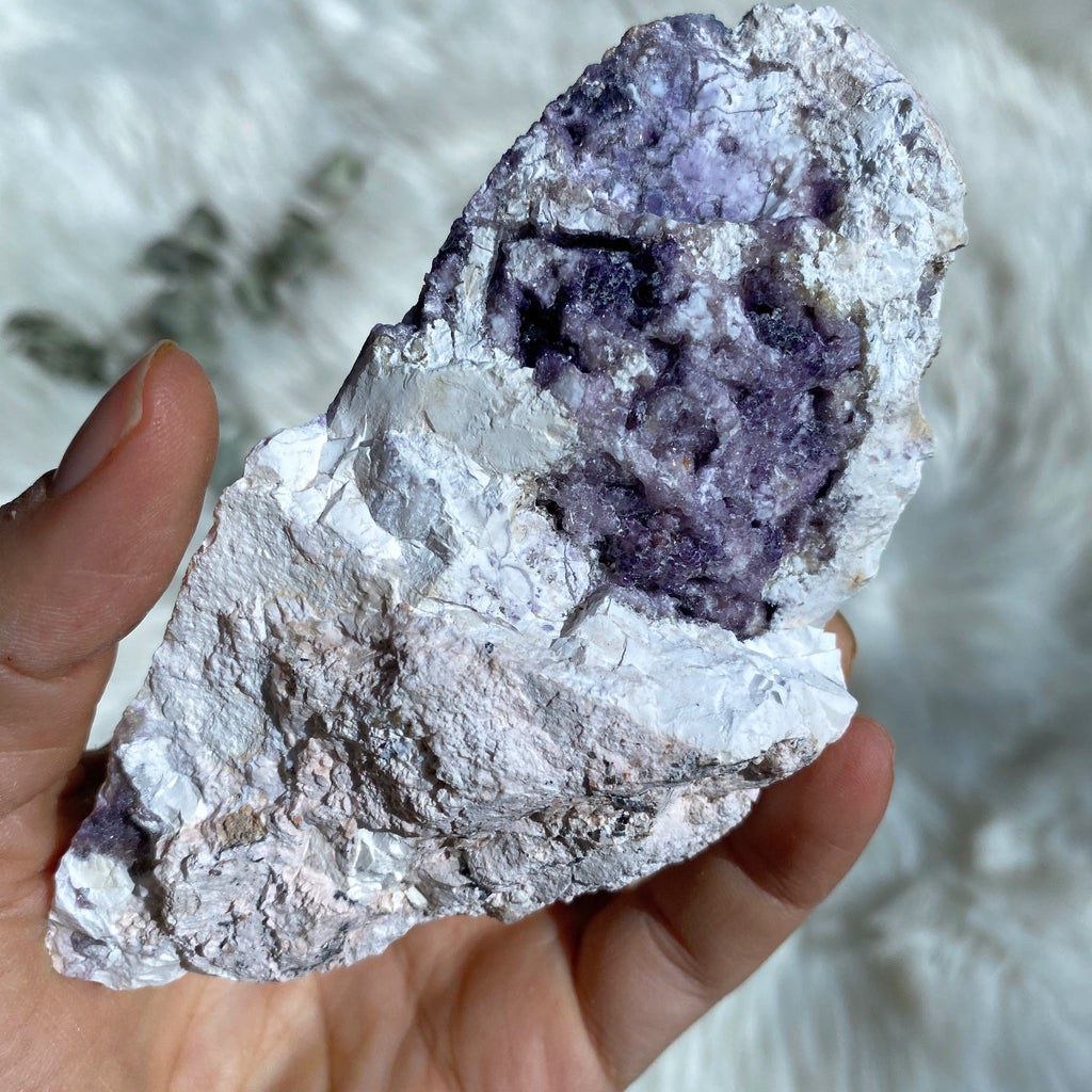 Pastel Purple chunky Genuine & Rare Tiffany Stone Specimen From Utah, USA #1 - Earth Family Crystals