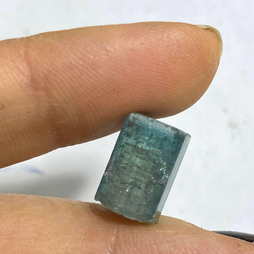 Rare California Find! 9.5CT Indicolite Blue & Pink Tourmaline Terminated Point ~Locality: Oceanside, California - Earth Family Crystals