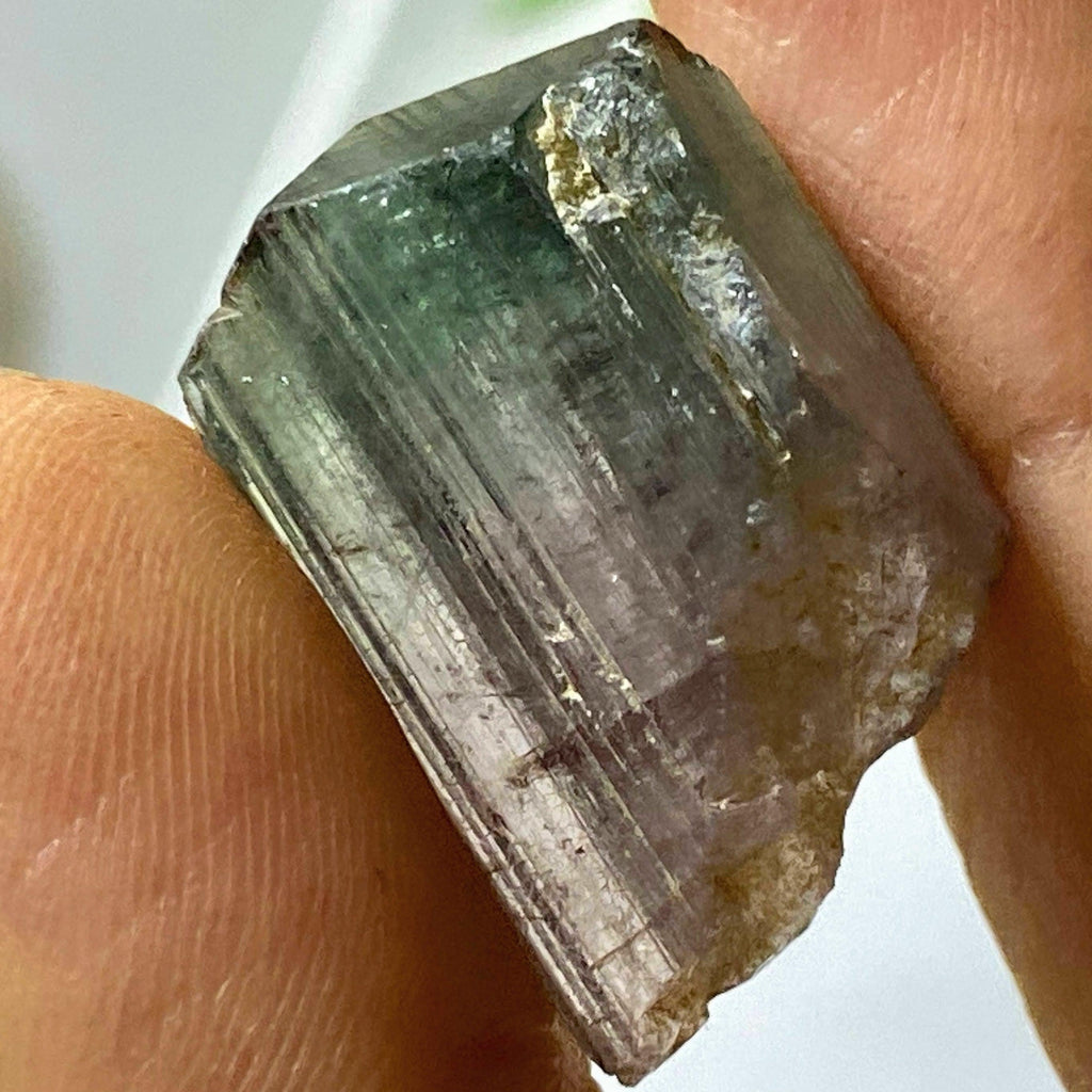 Reserved for Sandy Very Rare! 24.5CT California Watermelon Tourmaline Terminated Collectors Specimen From Oceanside, California - Earth Family Crystals