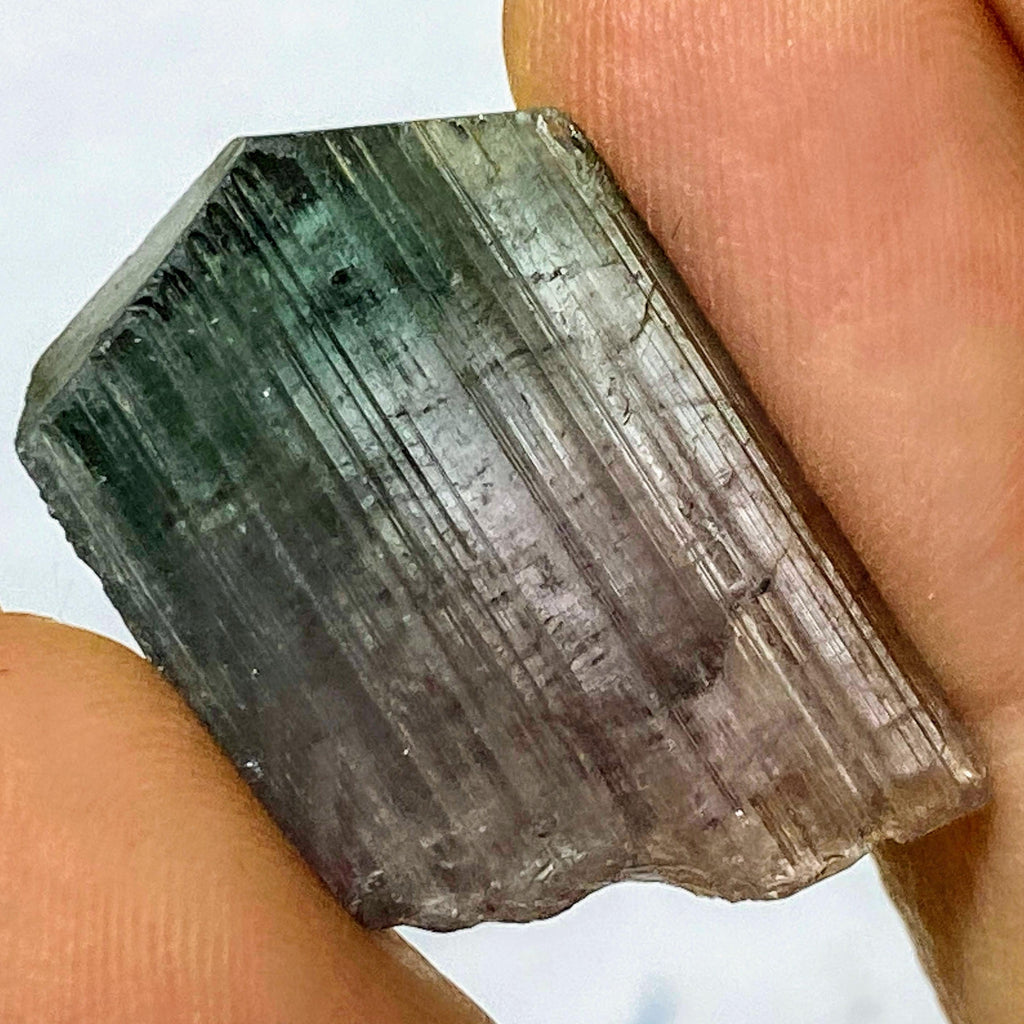 Reserved for Sandy Very Rare! 24.5CT California Watermelon Tourmaline Terminated Collectors Specimen From Oceanside, California - Earth Family Crystals