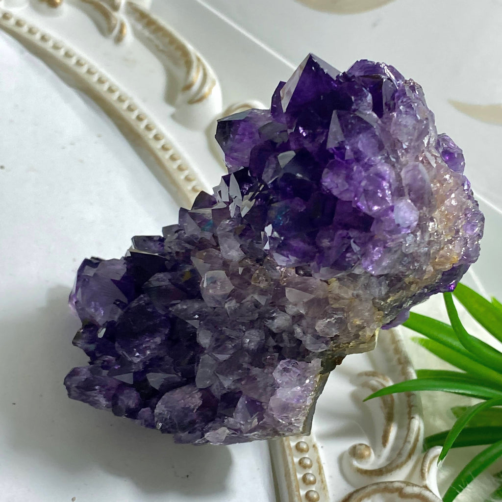 Reserved for Sandy Incredible Deep Purple Amethyst Stalactite Specimen From Uruguay - Earth Family Crystals