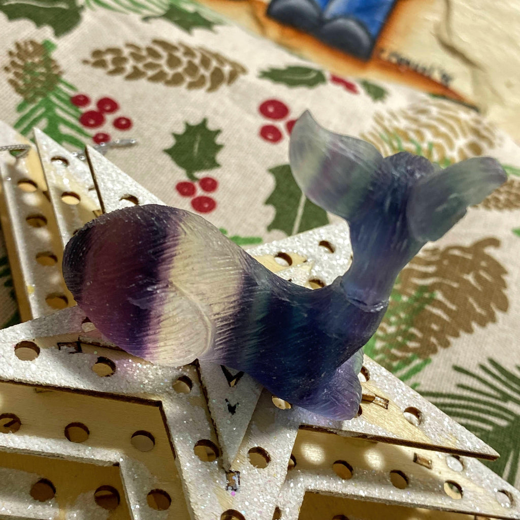 Adorable Rainbow Fluorite Deer Display Carving *REDUCED* - Earth Family Crystals