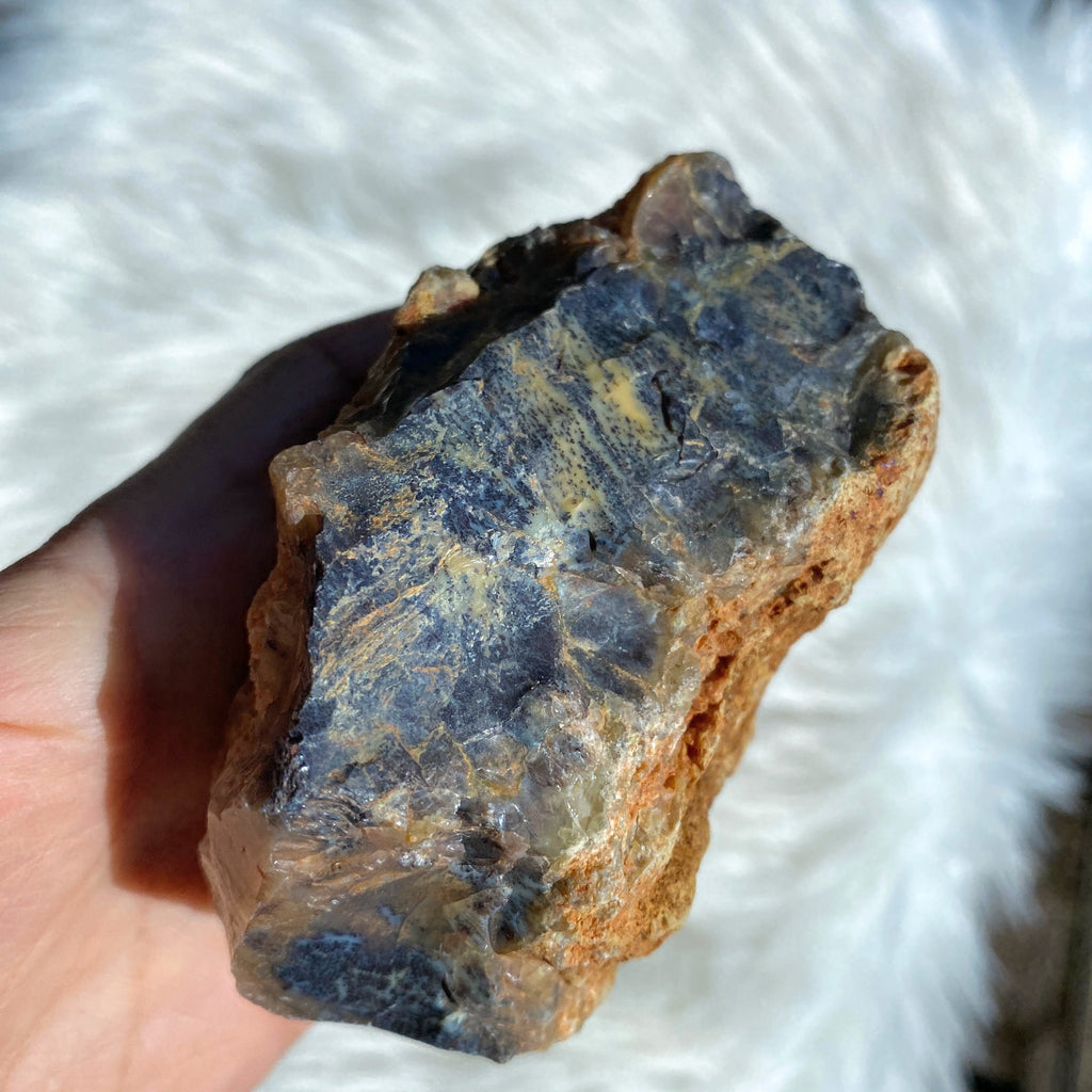 Chunky Australian Dendritic Agate Natural Freeform Specimen - Earth Family Crystals