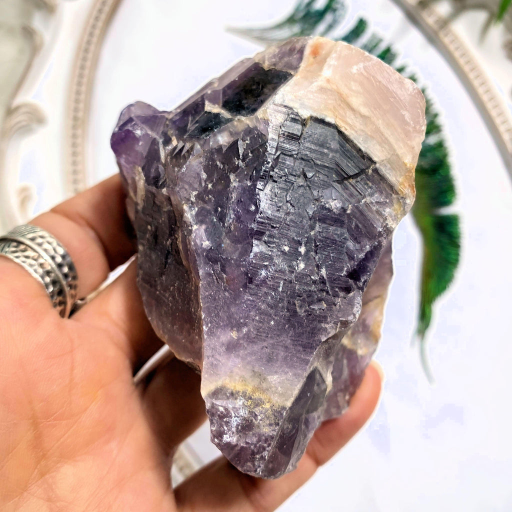 Genuine Auralite-23 Chunky Deep Purple Specimen ~Locality Ontario, Canada - Earth Family Crystals