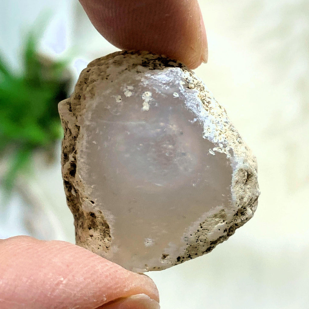 Moving Enhydro (Water Bubble) Partially Polished Specimen #3 - Earth Family Crystals