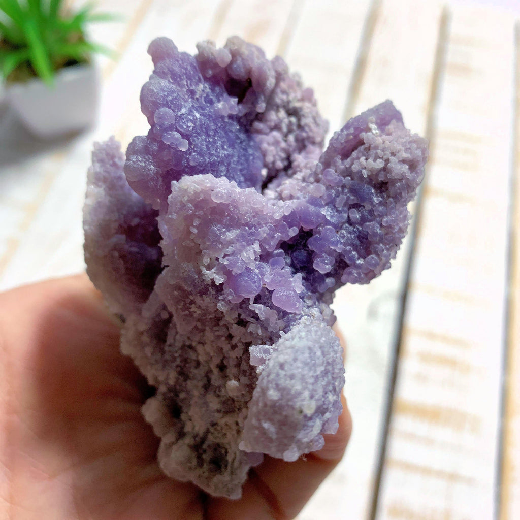 Fabulous Large Purple Grape Agate With Hints of Green From Indonesia - Earth Family Crystals