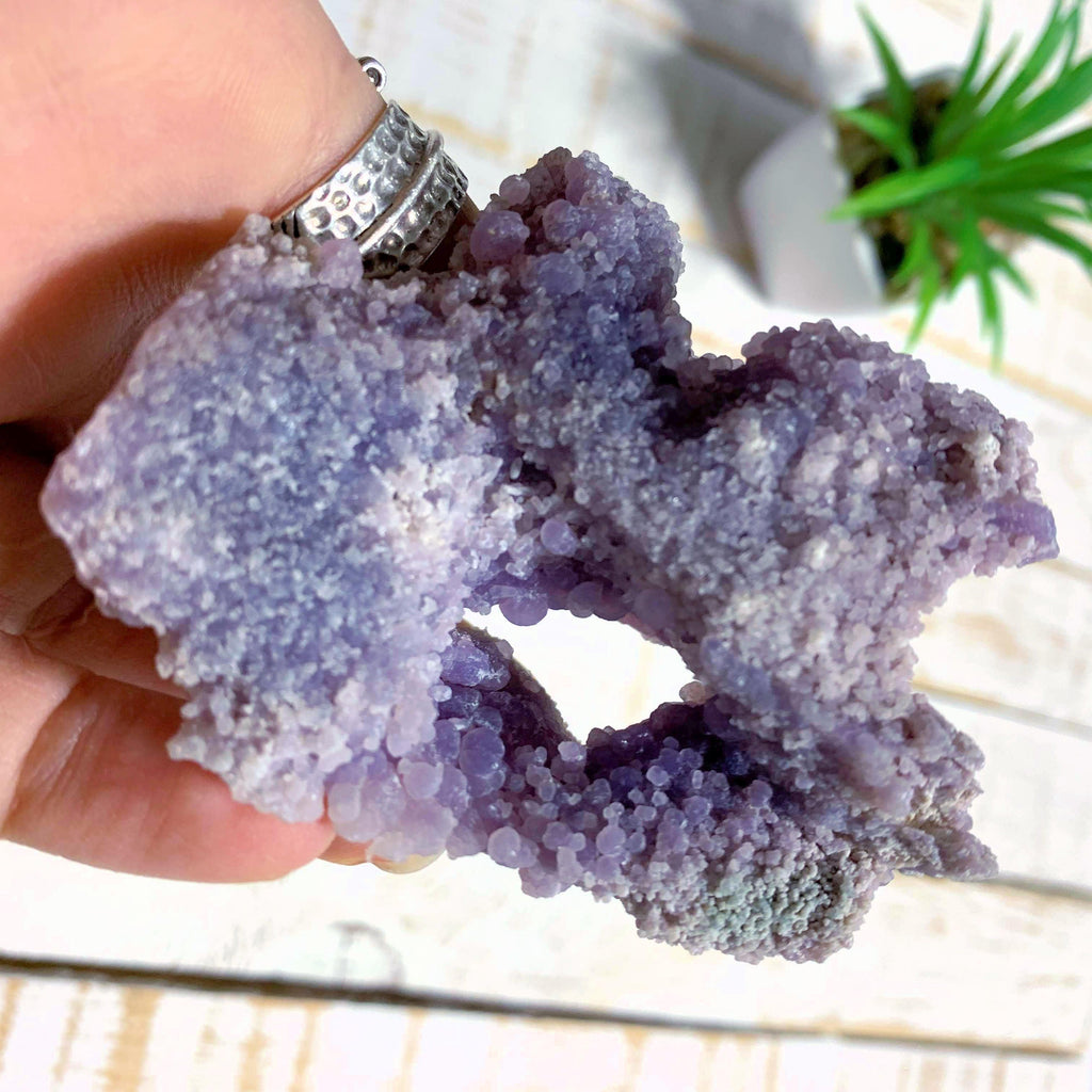 Fabulous Large Purple Grape Agate With Hints of Green From Indonesia - Earth Family Crystals