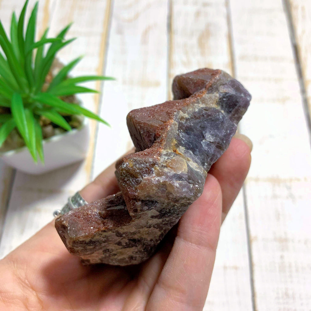 Gorgeous Red Amethyst Multi Peek Point Mountain Specimen From Brazil - Earth Family Crystals