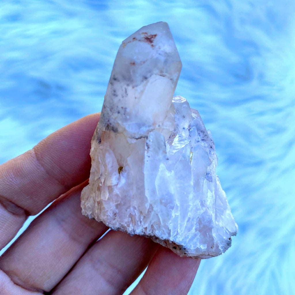 Very Rare! Large Fully Loaded Star Hollandite Quartz Elestial Cluster From Madagascar - Earth Family Crystals