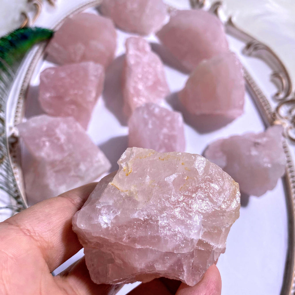 One Sweet Pink Rose Quartz Natural Chunky Specimen~ Locality Brazil - Earth Family Crystals