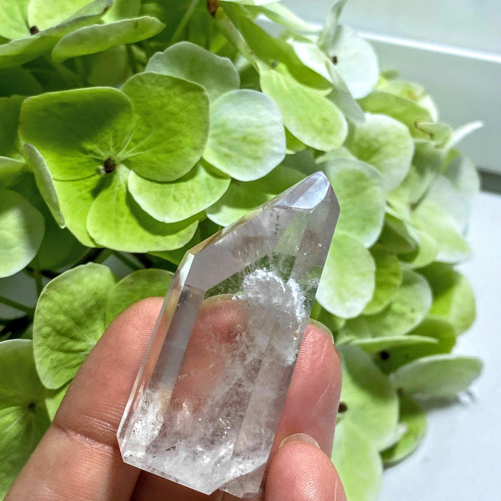 White Chlorite Included Polished Quartz Tower~From Brazil (REDUCED) - Earth Family Crystals