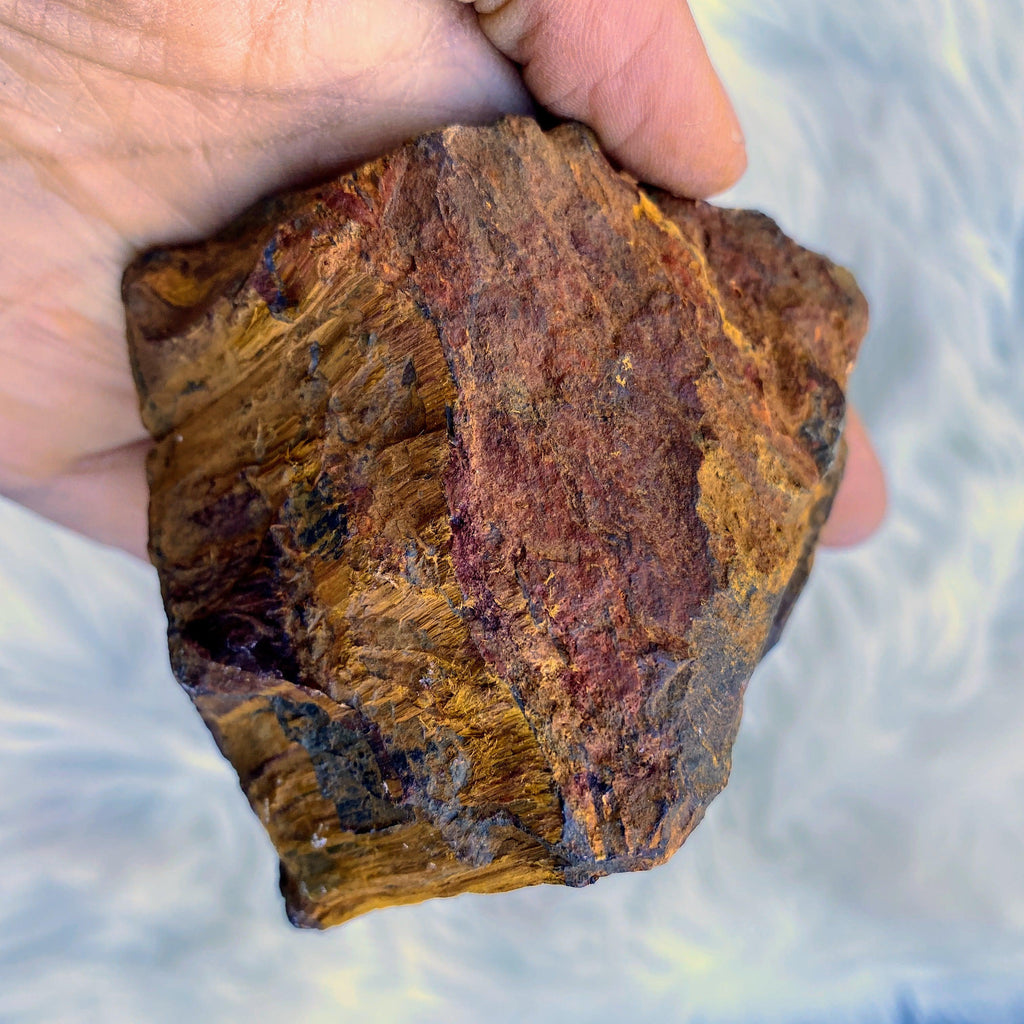 Chunky Australian Tiger Iron Natural Specimen #1 - Earth Family Crystals