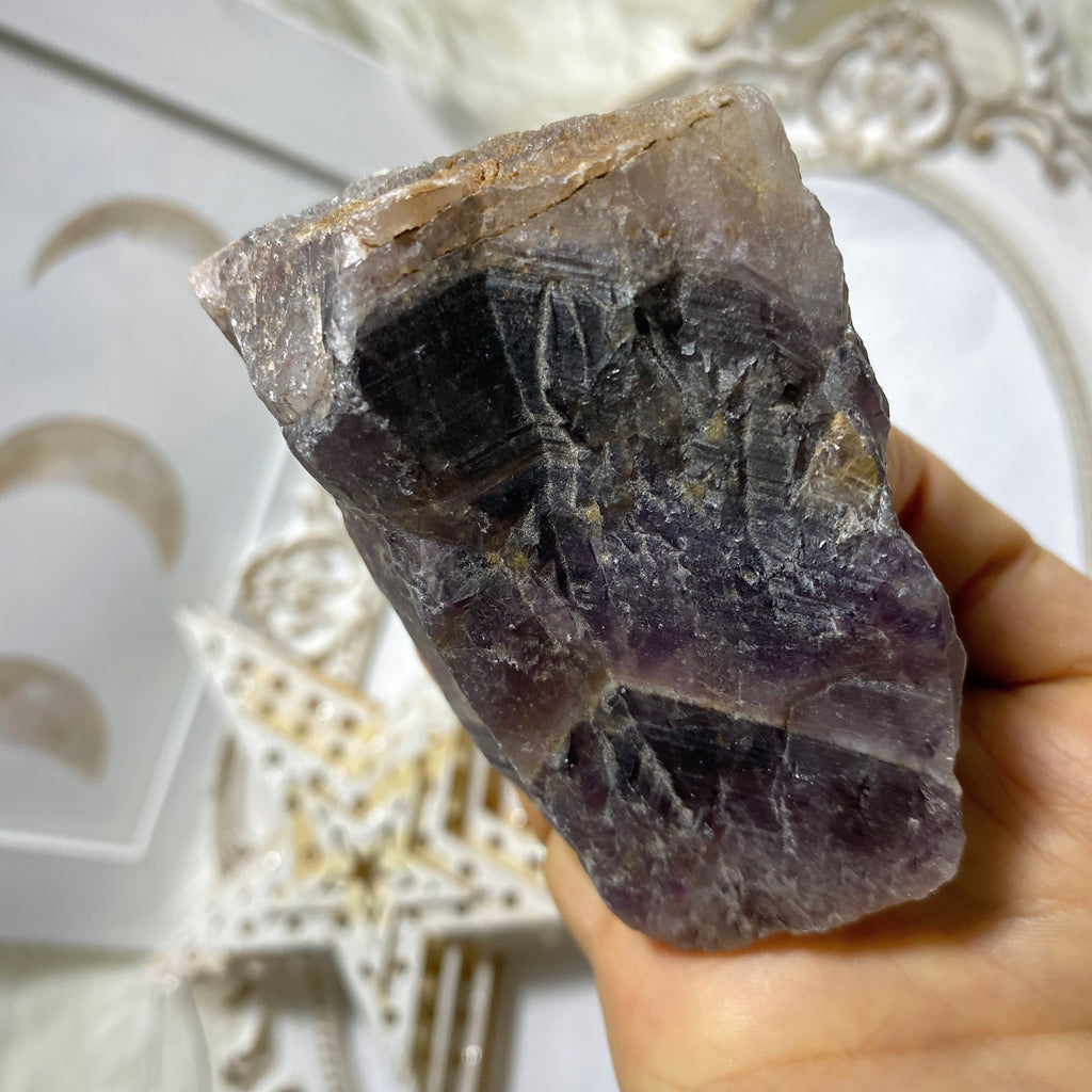 Deep Purple & Self Healing Genuine Auralite-23 Natural Specimen ~Locality Ontario, Canada #3 - Earth Family Crystals