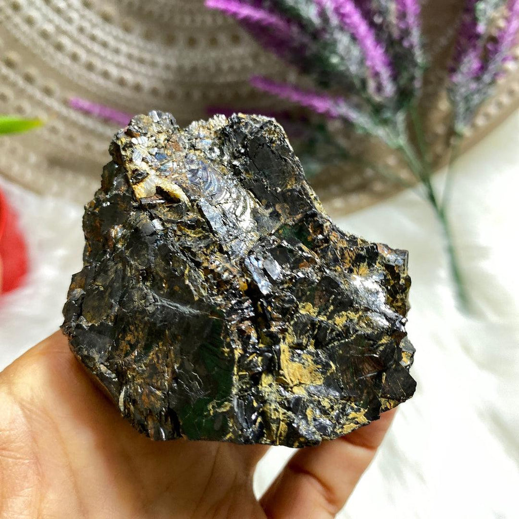 Power Piece! Big Chunky Noble (Elite) Shungite Natural Crystal Specimen - Earth Family Crystals