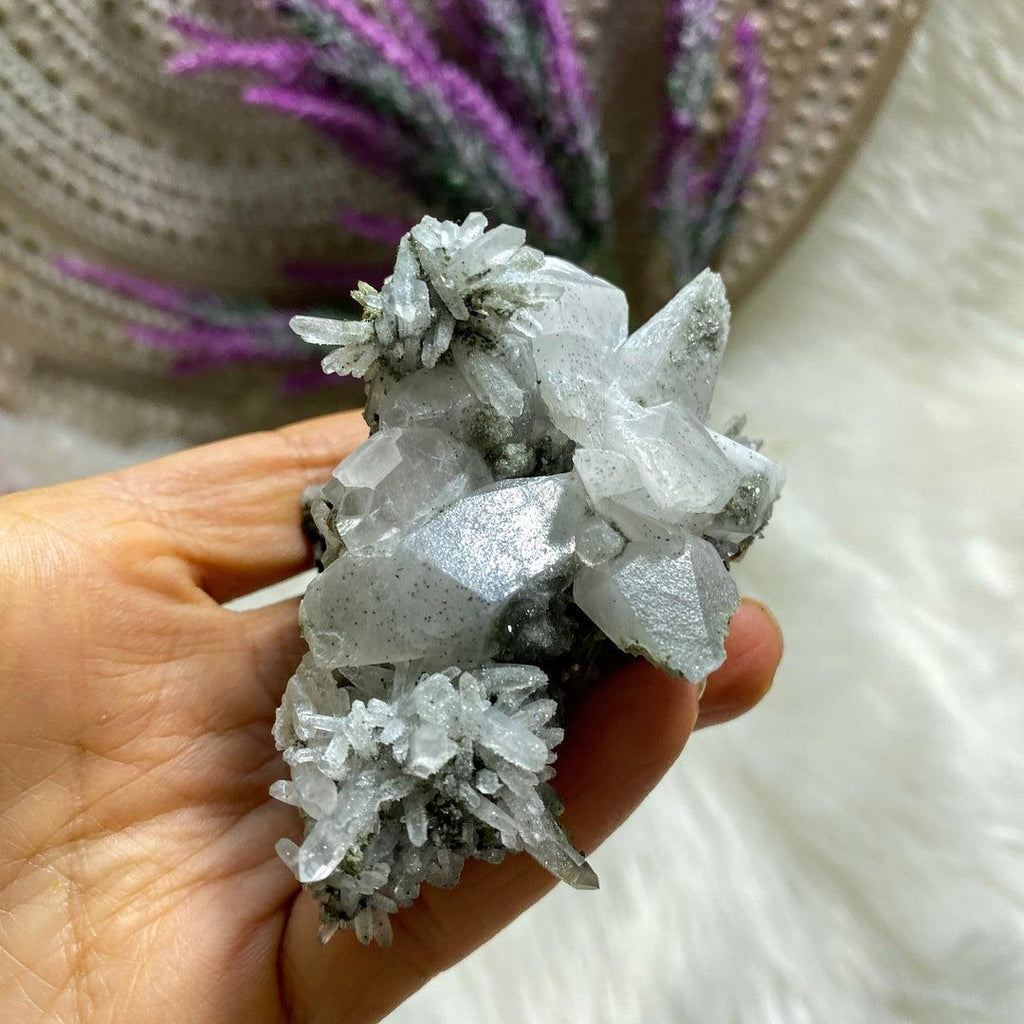 Stellar Beam Calcite & Pyrite Unique Natural Specimen From Utah - Earth Family Crystals