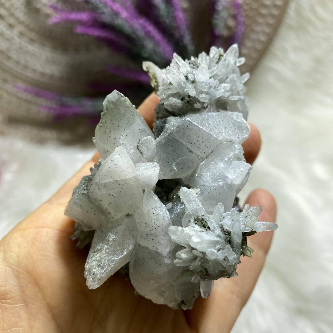 Stellar Beam Calcite & Pyrite Unique Natural Specimen From Utah - Earth Family Crystals
