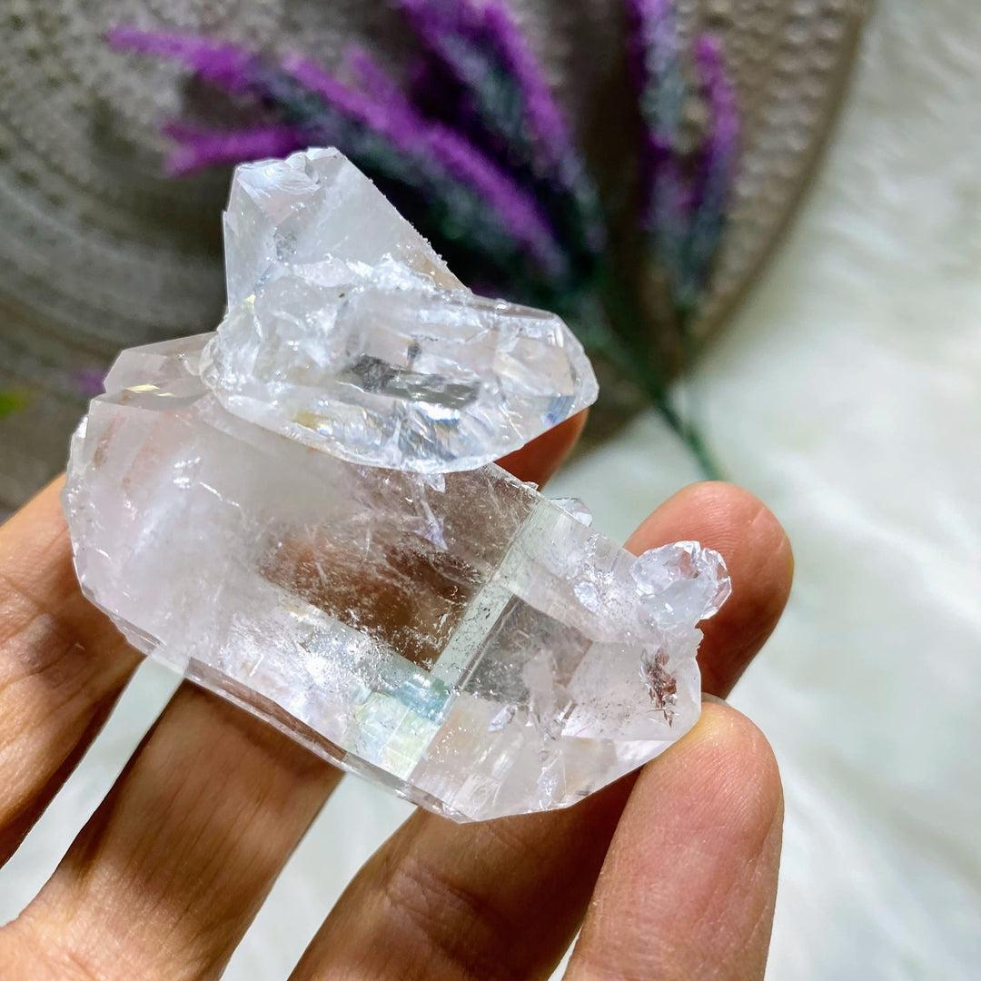 AA Grade! Incredible Clear Quartz Double Terminated Multi Point Cluster Locality: Arkansas, USA - Earth Family Crystals
