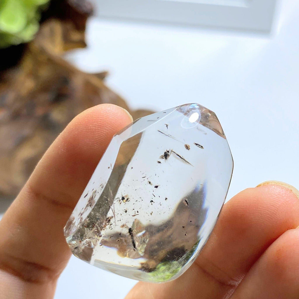 AA Grade Ultra Clear Quartz With Floating Inclusions Standing Freeform~Locality Brazil - Earth Family Crystals