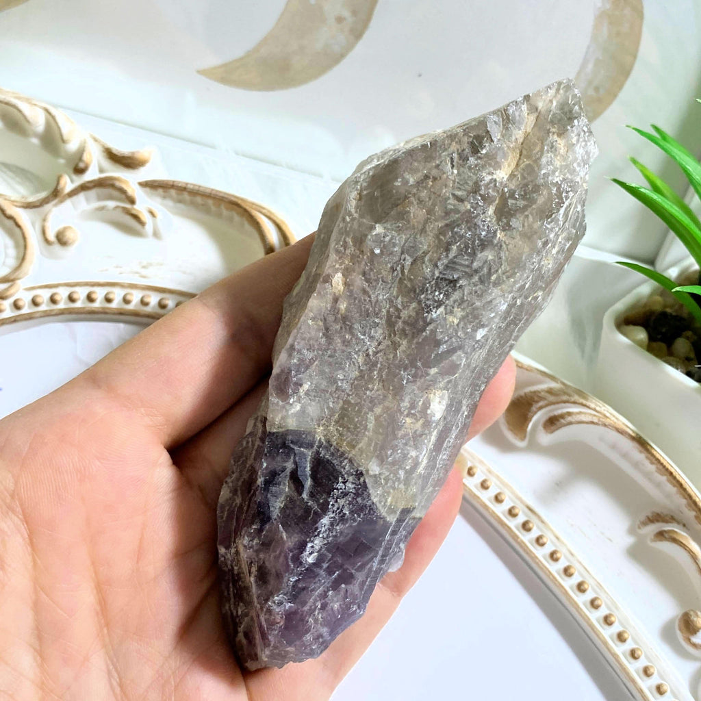 Genuine & Natural Auralite-23 Point With Green Inclusions  ~Locality Ontario, Canada - Earth Family Crystals