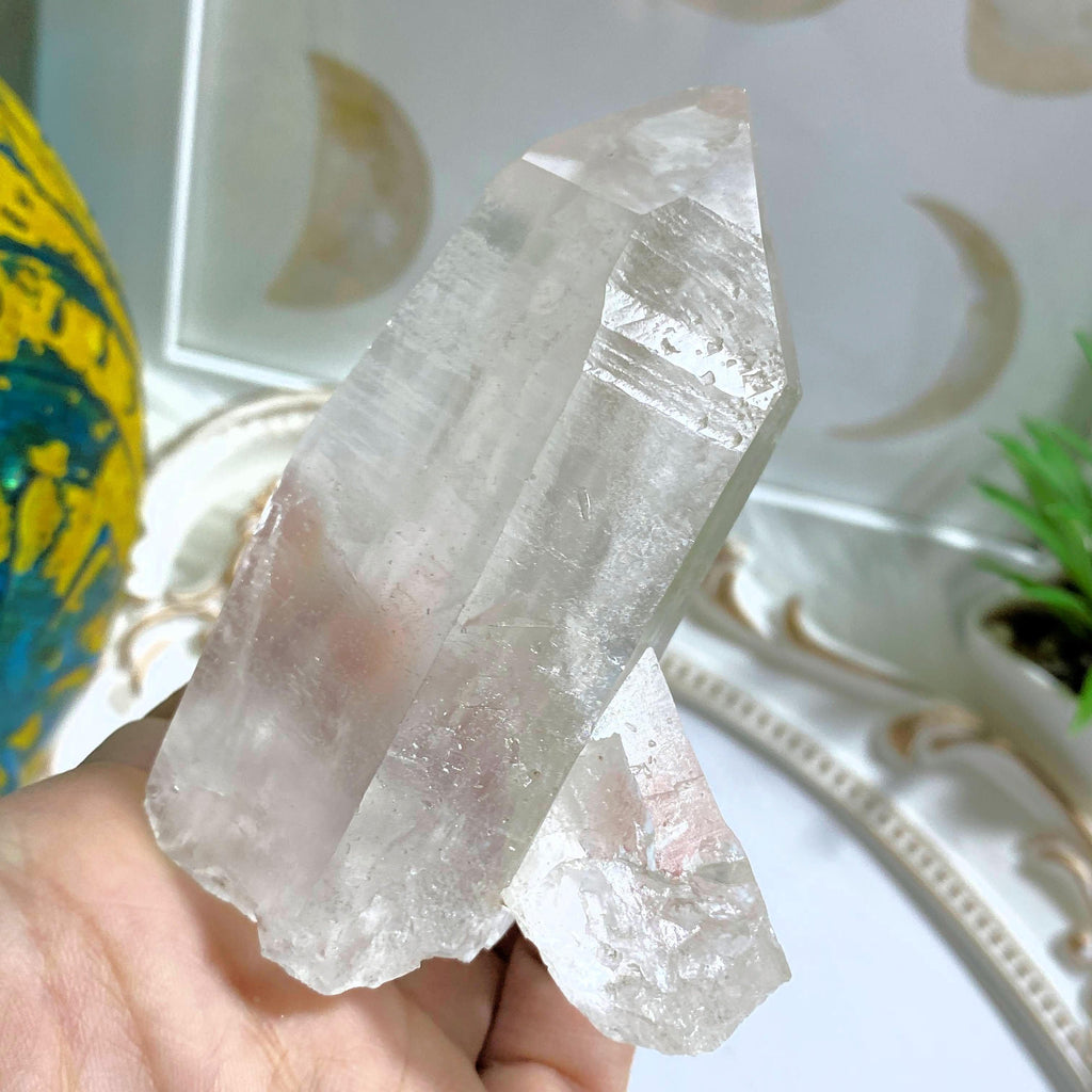NEW FIND! Completely Unpolished Lemurian Quartz Root Point with Inner Child From  Brazil - Earth Family Crystals