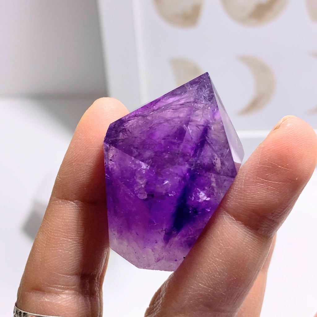 Pretty Purple Amethyst Standing Point #2 - Earth Family Crystals