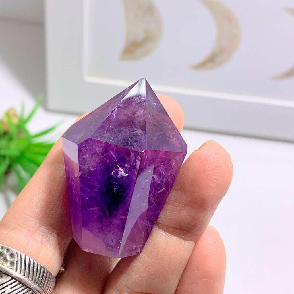 Pretty Purple Amethyst Standing Point #2 - Earth Family Crystals