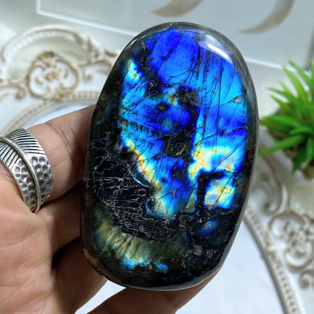Pretty Double Sided Flash Labradorite Specimen - Earth Family Crystals