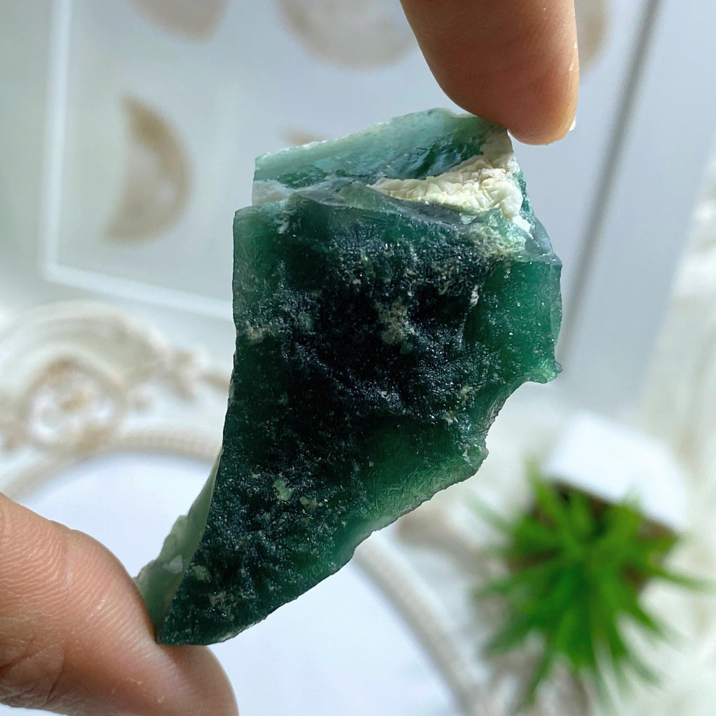 Rare Deep Green Natural Chrome Chalcedony ( Mtorolite ) Specimen ~Locality: Zambia #4 - Earth Family Crystals