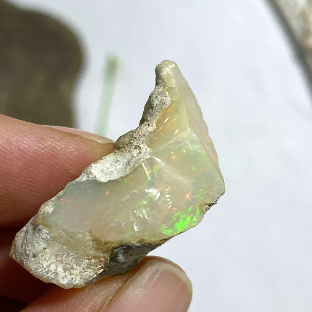 21 CT Rough Ethiopian Opal Collectors Specimen - Earth Family Crystals