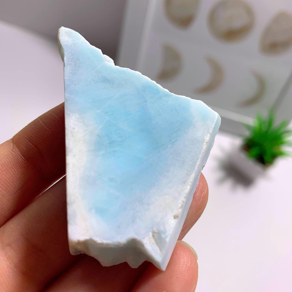 Unpolished Natural Larimar Specimen From The Dominican Republic #2 - Earth Family Crystals