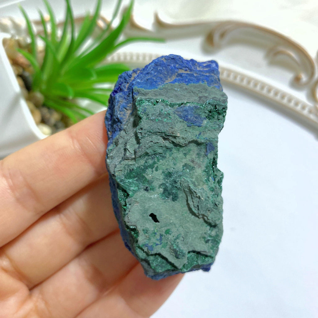 Azurite & Layered Malachite Natural Specimen #2 - Earth Family Crystals
