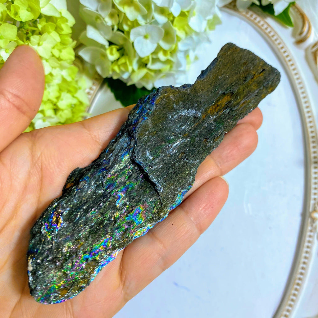 Very Rare-Gorgeous Rainbow Hematite Large Natural Collectors Specimen From Brazil - Earth Family Crystals