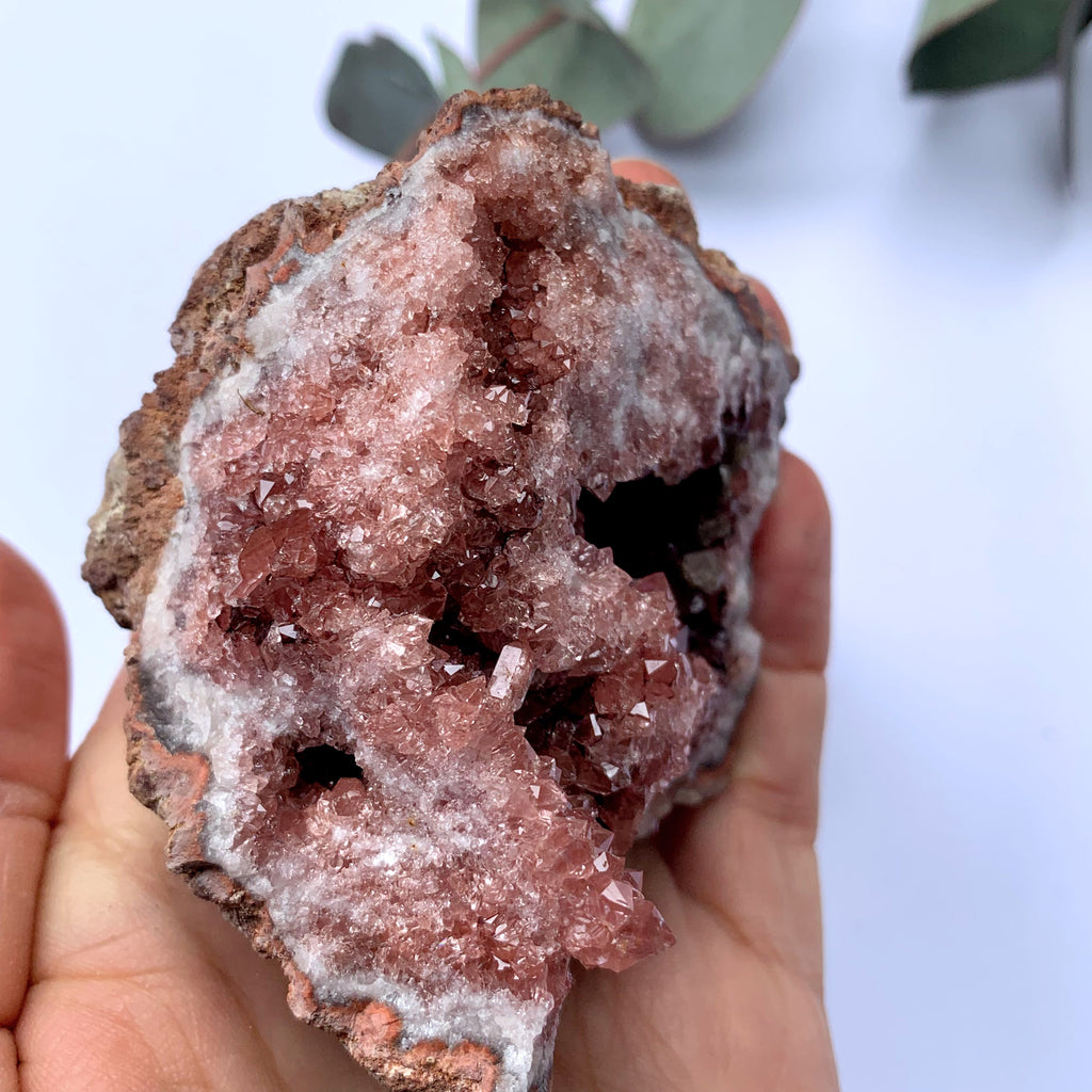 Fabulous Large Deep Pink Amethyst Druzy Geode Cluster From Patagonia9 - Earth Family Crystals