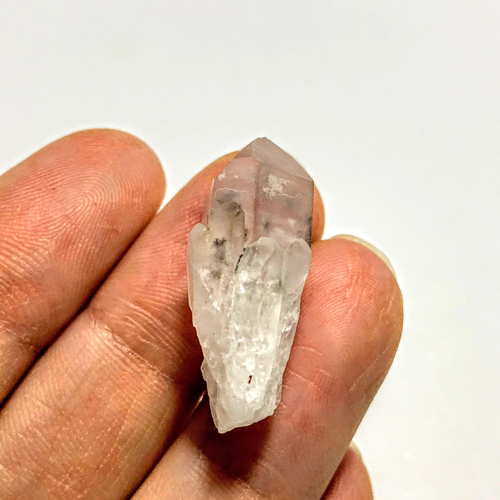 Very Rare~Bursting Star Hollandite Elestial Quartz Dainty Collectors Specimen From Madagascar - Earth Family Crystals